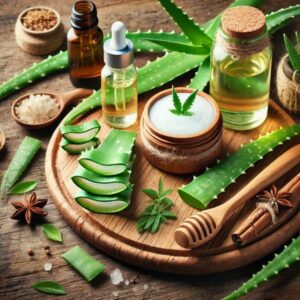 Aloe vera crème cortisone verte